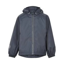Minymo Regenjacke India Ink Graublau Atmungsaktiv