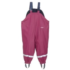 BMS Thermo Matschhose Mit Trägern Purple Mit Fleecefutter
