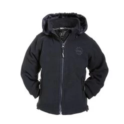 BMS Fleecejacke Marine Antarctic-Fleece Mit Kapuze