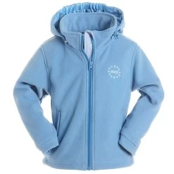 BMS Fleecejacke Skyblue Antarctic-Fleece Mit Kapuze