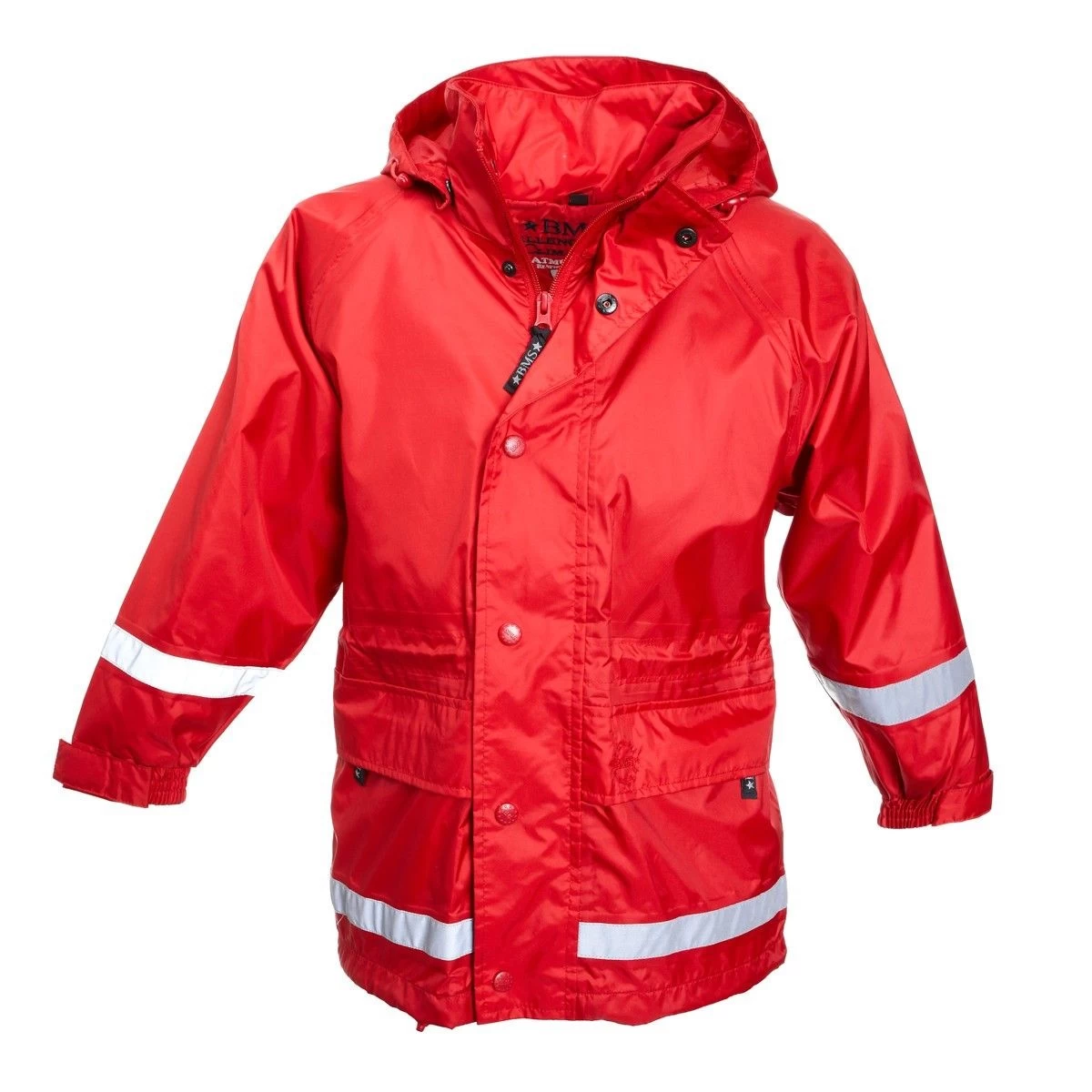 BMS Atmungsaktive Kinder Regenjacke Rot 3 BMS Atmungsaktive Kinder Regenjacke Rot