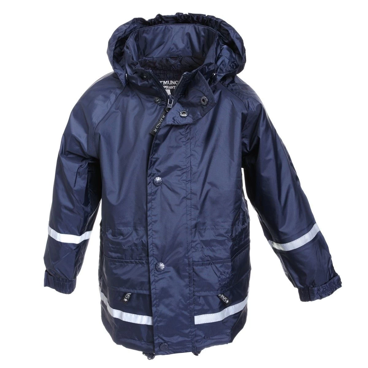 BMS Atmungsaktive Kinder Regenjacke Marine Blau 3 BMS Atmungsaktive Kinder Regenjacke Marine Blau