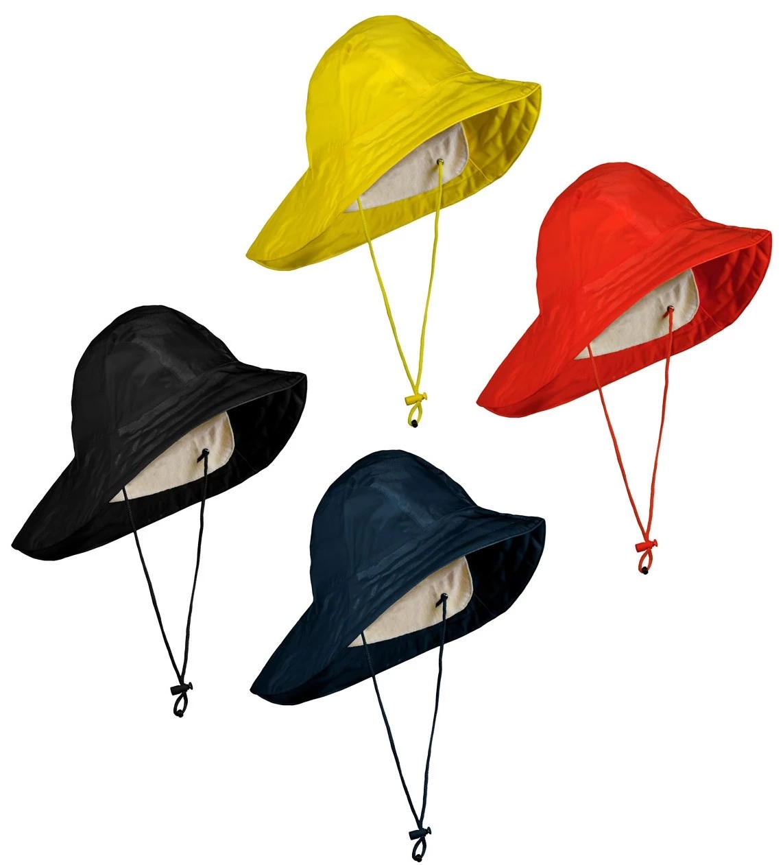 BMS Südwester Wasserdichter Regenhut Für Kinder & Erwachsene 4 BMS Südwester Wasserdichter Regenhut Für Kinder & Erwachsene – Bild 2