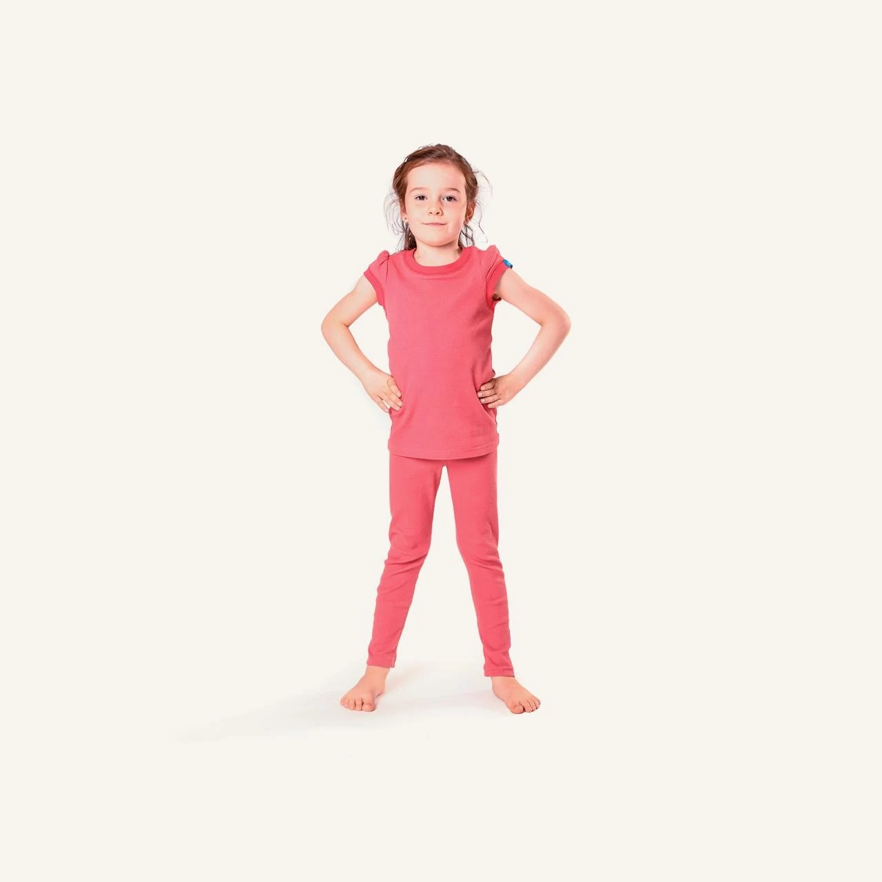 Finkid LEIKKI Cranberry/red Kinder Feinripp Leggings 8 Finkid LEIKKI Cranberry/red Kinder Feinripp Leggings – Bild 6