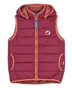 Finkid VANULI Kinder Steppweste Thermo Zip-in Weste Vegan