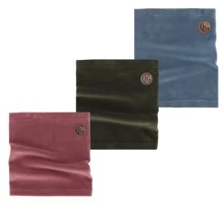 Gullkorn Fleece Halswärmer Schlauchschal Mørk