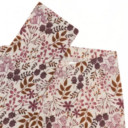 Hust & Claire Mädchen Leggings Wolle-Seide Wiesenblumen 4 Hust & Claire Mädchen Leggings Wolle-Seide Wiesenblumen – Bild 2