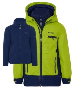 KAMIK 3in1 Funktionsjacke Outdoorjacke Skyler Lime/navy -Kindermode – Einfach machen. Kamik V45052 Doppeljacke 3 in 1 grass navy 1 1280x1280 1