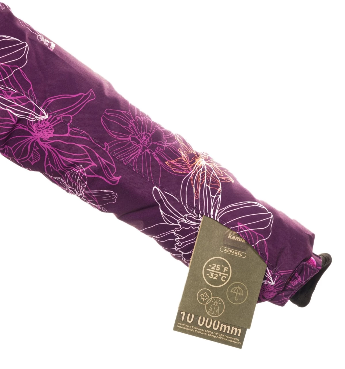 Kamik Mädchen Winterjacke Tallie Lila/pink Flowers Wasserdicht 7 Kamik Mädchen Winterjacke Tallie Lila/pink Flowers Wasserdicht – Bild 5