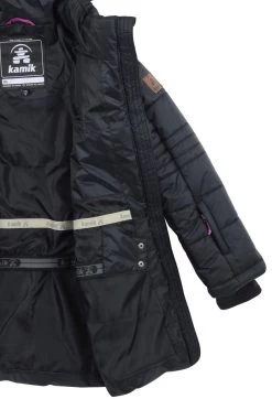 Kamik LYLA HERITAGE Schwarz Thermomantel Extra Warm -Kindermode – Einfach machen. Kamik V6 6826 LYLA HERITAGE black 8 1280x1280