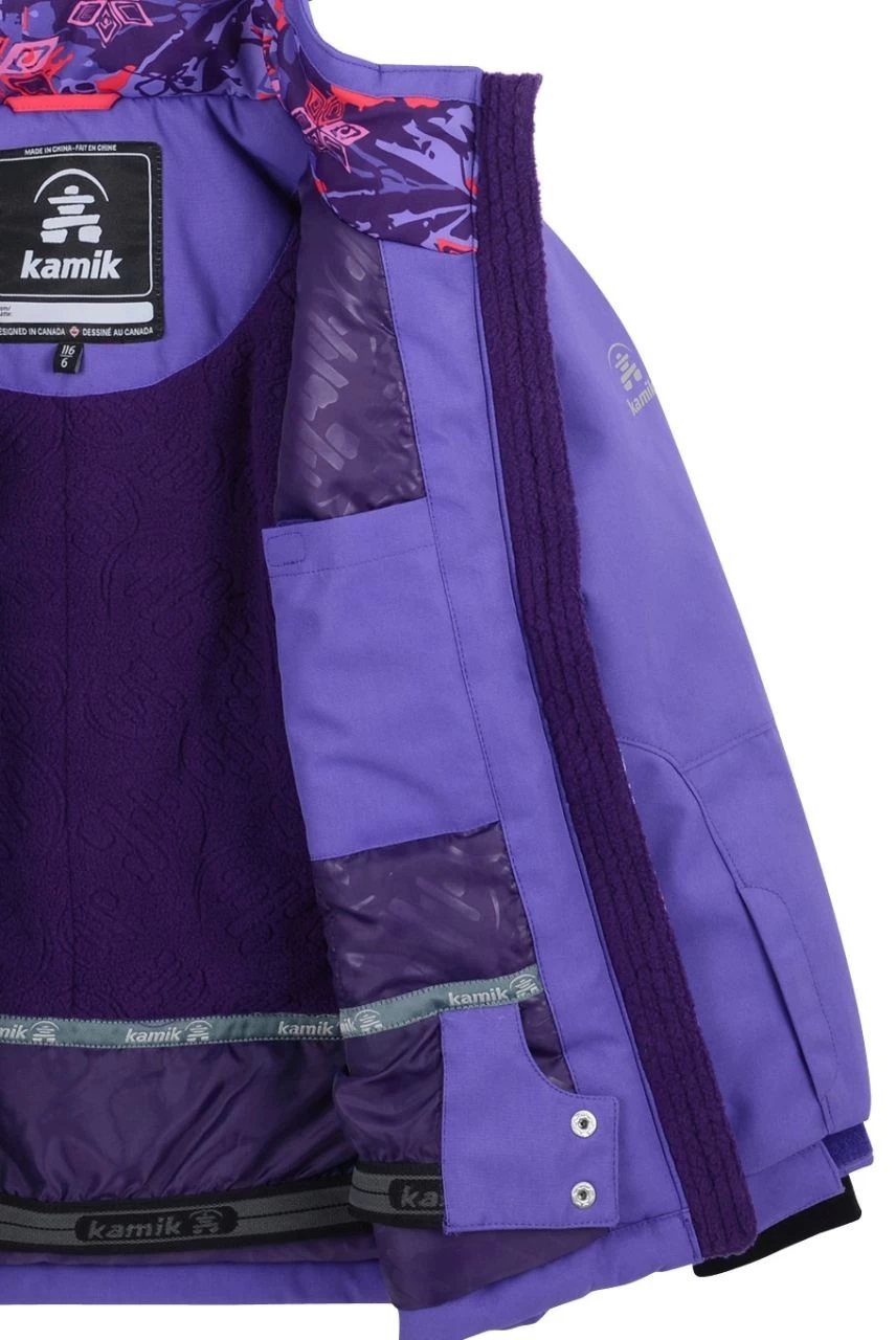 Kamik MAEVE Mädchen Winterjacke Violett 6 Kamik MAEVE Mädchen Winterjacke Violett – Bild 4