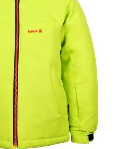 Kamik BENJI Lemon Leaf Kinder Winterjacke Wasserdicht -Kindermode – Einfach machen. Kamik V6 6872 BENJI leaf 8 1280x1280