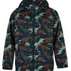 Minymo Jungen Softshelljacke Dinos Blau/grün