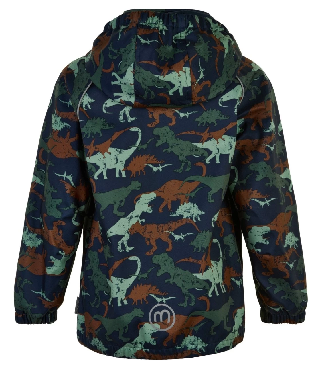 Minymo Jungen Softshelljacke Dinos Blau/grün 4 Minymo Jungen Softshelljacke Dinos Blau/grün – Bild 2