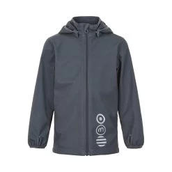 Minymo Softshelljacke India Ink Graublau