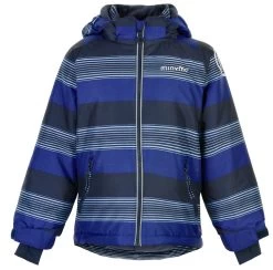 MINYMO Jungen Winterjacke Placid Blue Stripes