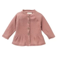 People Wear Organic Strickjacke Rosenholz Aus Bio-Baumwolle