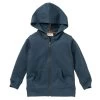 People Wear Organic Sweat Jacke Hoodie Petrol