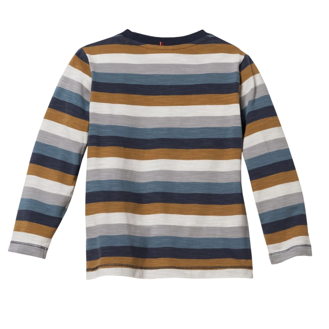 People Wear Organic Jungen Langarmshirt Dunkelblau Geringelt 4 People Wear Organic Jungen Langarmshirt Dunkelblau Geringelt – Bild 2