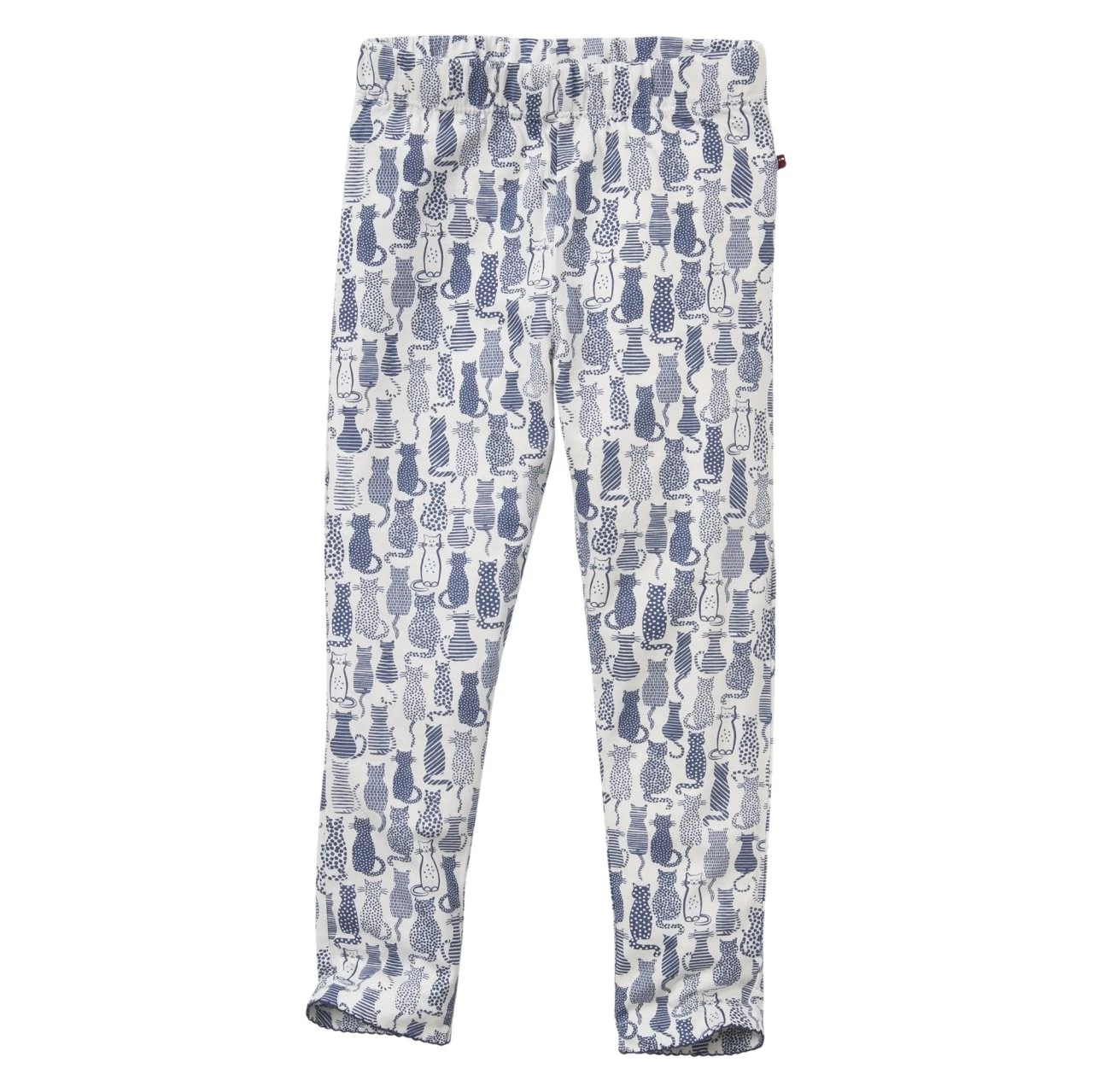 People Wear Organic Leggings Kätzchen Weiß Blau 3 People Wear Organic Leggings Kätzchen Weiß Blau