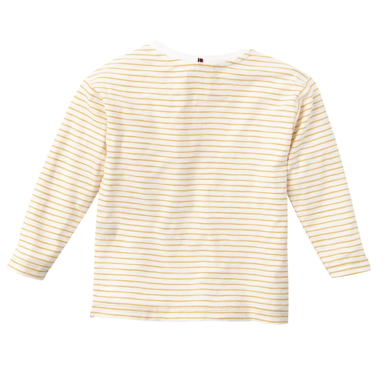 People Wear Organic Langarmshirt Honiggelb Geringelt 4 People Wear Organic Langarmshirt Honiggelb Geringelt – Bild 2