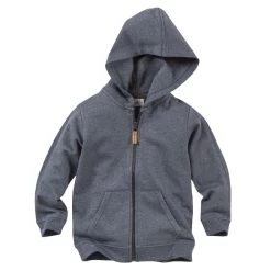 People Wear Organic Kapuzenjacke Rauchblau Sweatjacke Hoody