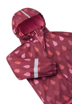 Reima Koski Mädchen Regenjacke Jam Red Mit Fleecefutter -Kindermode – Einfach machen. Reima 521507 3952 4 1280x1280
