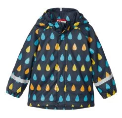 Reima Koski Kinder Regenjacke Aquatic Mit Fleecefutter -Kindermode – Einfach machen. Reima 521507 7332 front 1280x1280