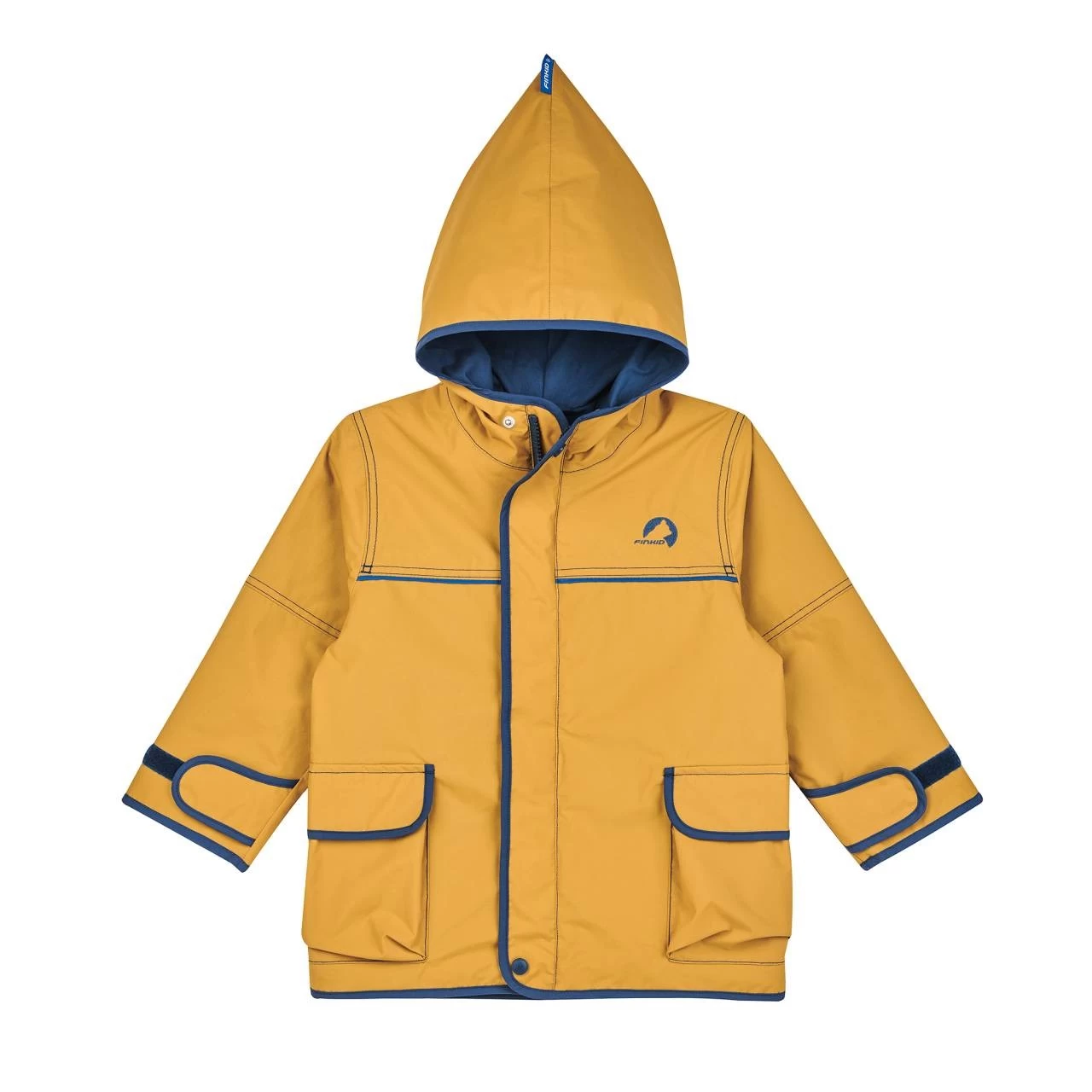 Finkid TUULIS Golden Yellow/navy Zip In Outdoorjacke Atmungsaktiv