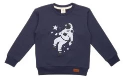 Walkiddy Sweatshirt Space Trip Astronaut Navy