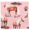 Walkiddy Mädchen Loop Beauty Horses Rosa Pferde Biobaumwolle GOTS