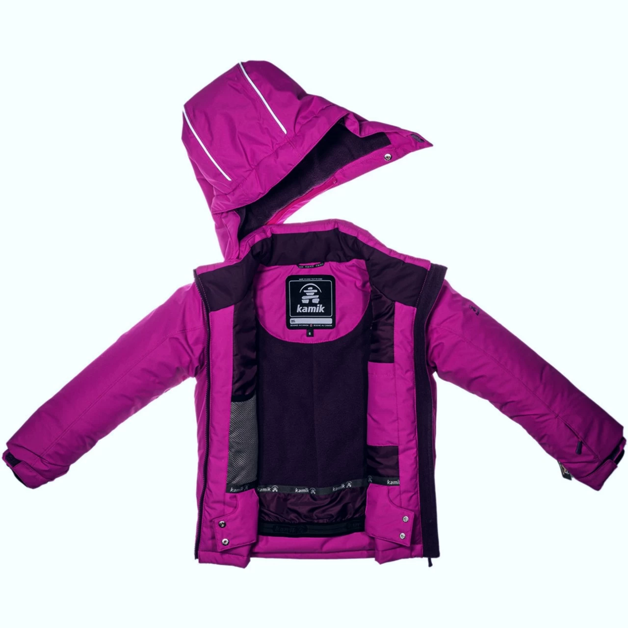Kamik Thermo Winterjacke Aura Violett Plum Outdoorjacke Für Waldkinder 4 Kamik Thermo Winterjacke Aura Violett Plum Outdoorjacke Für Waldkinder – Bild 2