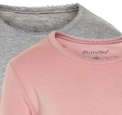 Minymo Langarmshirts 2er Pack Rosa/hellgrau BASIC 5 Minymo Langarmshirts 2er Pack Rosa/hellgrau BASIC -Kindermode – Einfach machen. basic shirt minymo m dchen la 1280x1280 2