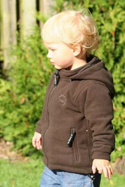 BMS Fleecejacke Braun Antarctic-Fleece Mit Kapuze 4 BMS Fleecejacke Braun Antarctic-Fleece Mit Kapuze – Bild 2