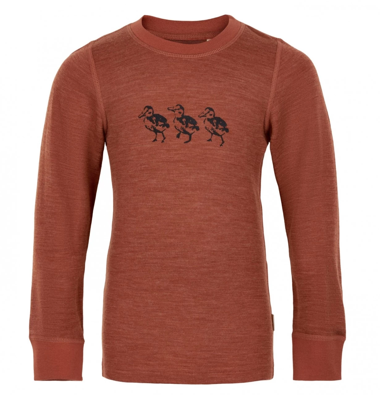 Celavi Langarmshirt Wolle Mit Entchen-Motiv 3 Celavi Langarmshirt Wolle Mit Entchen-Motiv