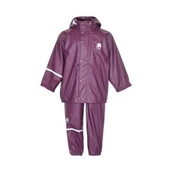 CeLaVi Mädchen Regenanzug Blackberry Regenhose + Regenjacke