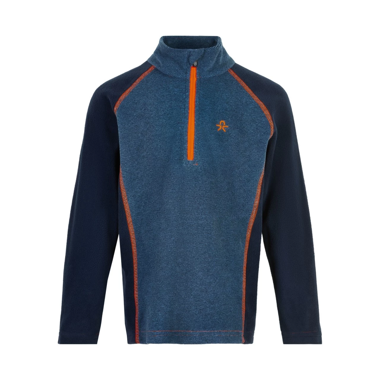 Color Kids Leichter Fleecepullover Zweifarbig Fleece Shirt Gestreift 4 Color Kids Leichter Fleecepullover Zweifarbig Fleece Shirt Gestreift – Bild 2