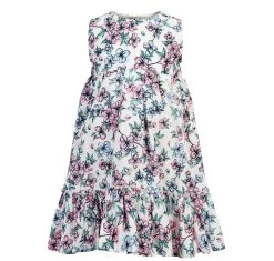 Creamie Mädchen Sommerkleid Weiß Mit Blumen