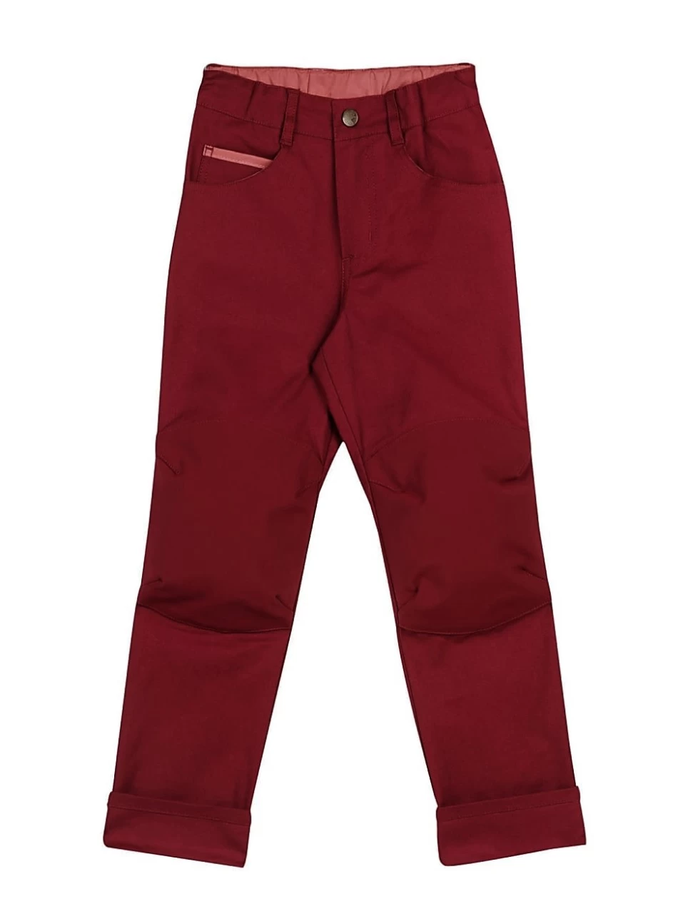 Finkid Kuusi Canvas Beet Red Kinder Outdoorhose