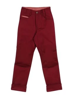 Finkid Kuusi Canvas Beet Red Kinder Outdoorhose