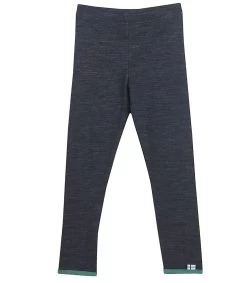 Finkid LEIKKI WOOL Graphit/trellis Leggins Lange Unterhose