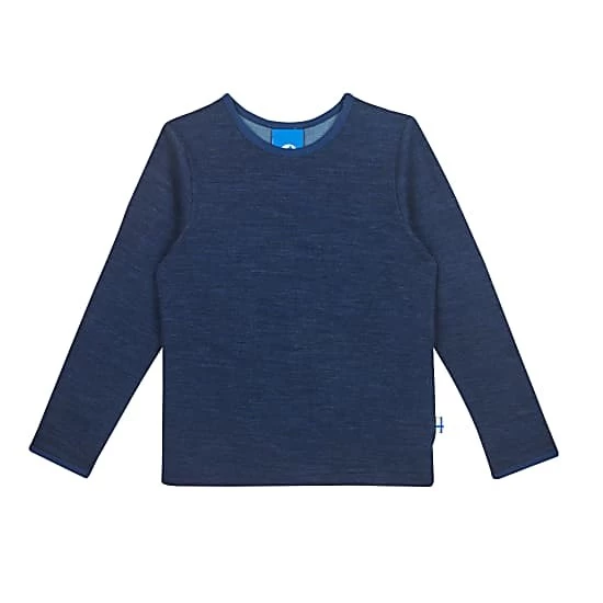 Finkid TAAMO WOOL Navy/denim Langarmshirt Mit Wolle 3 Finkid TAAMO WOOL Navy/denim Langarmshirt Mit Wolle