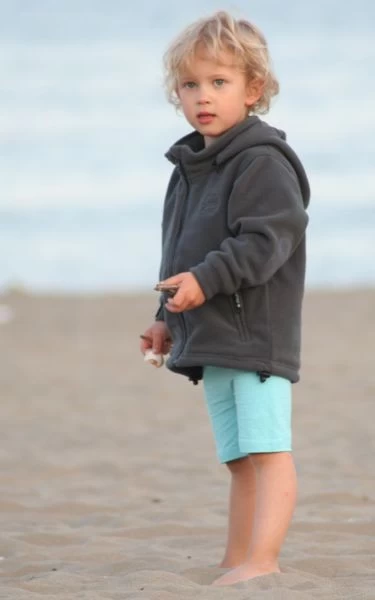 BMS Fleecejacke Grau Antarctic-Fleece Mit Kapuze 4 BMS Fleecejacke Grau Antarctic-Fleece Mit Kapuze – Bild 2