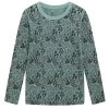 Hust & Claire Funktionsshirt Wolle-Seide Mit Wiesenblumen