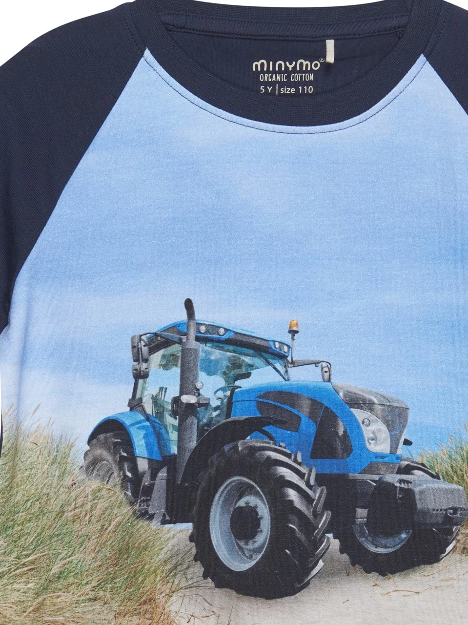 Minymo Kinder Traktor T-Shirt Kurzarm Blau 4 Minymo Kinder Traktor T-Shirt Kurzarm Blau – Bild 2