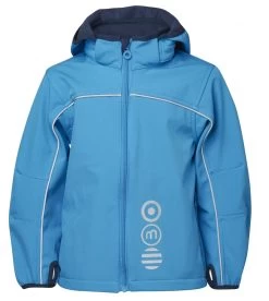 Minymo Jungen Softshelljacke Basic45 Clear Blue