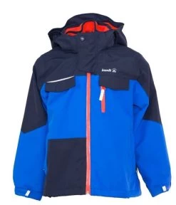 KAMIK Regenjacke Zip-In System Outdoorjacke TRTO Skydiver Blue / Türkis / Orange