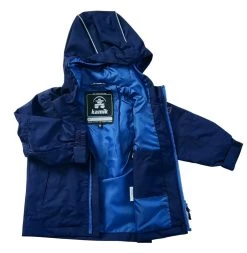 Kamik Übergangsjacke Regenjacke Blau Waldhüpfer Outdoorjacke -Kindermode – Einfach machen. kamik flt regenjacke waldkindergarten 1 1280x1280