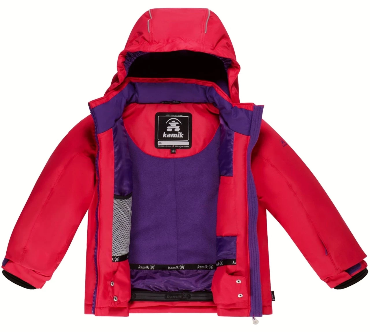 Kamik Mädchen Winterjacke Aura Pink Outdoorjacke Für Waldkinder 4 Kamik Mädchen Winterjacke Aura Pink Outdoorjacke Für Waldkinder – Bild 2