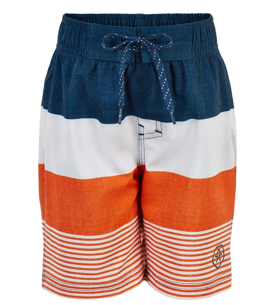 Color Kids NELTA Marine/orange Kinder Badeshorts Beach Bermuda 3 Color Kids NELTA Marine/orange Kinder Badeshorts Beach Bermuda